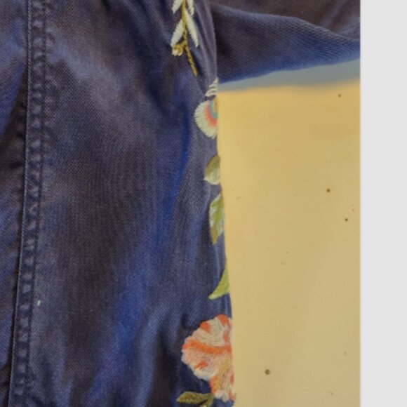 JOHNNY WAS WORKSHOP EMIKA BELTED WIDE LEG PANT BOHEMIAN Embroidered Floral - Picture 11 of 11